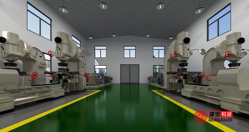 合肥廠房裝修設計：電子廠車間地面為什么大多都是綠色？